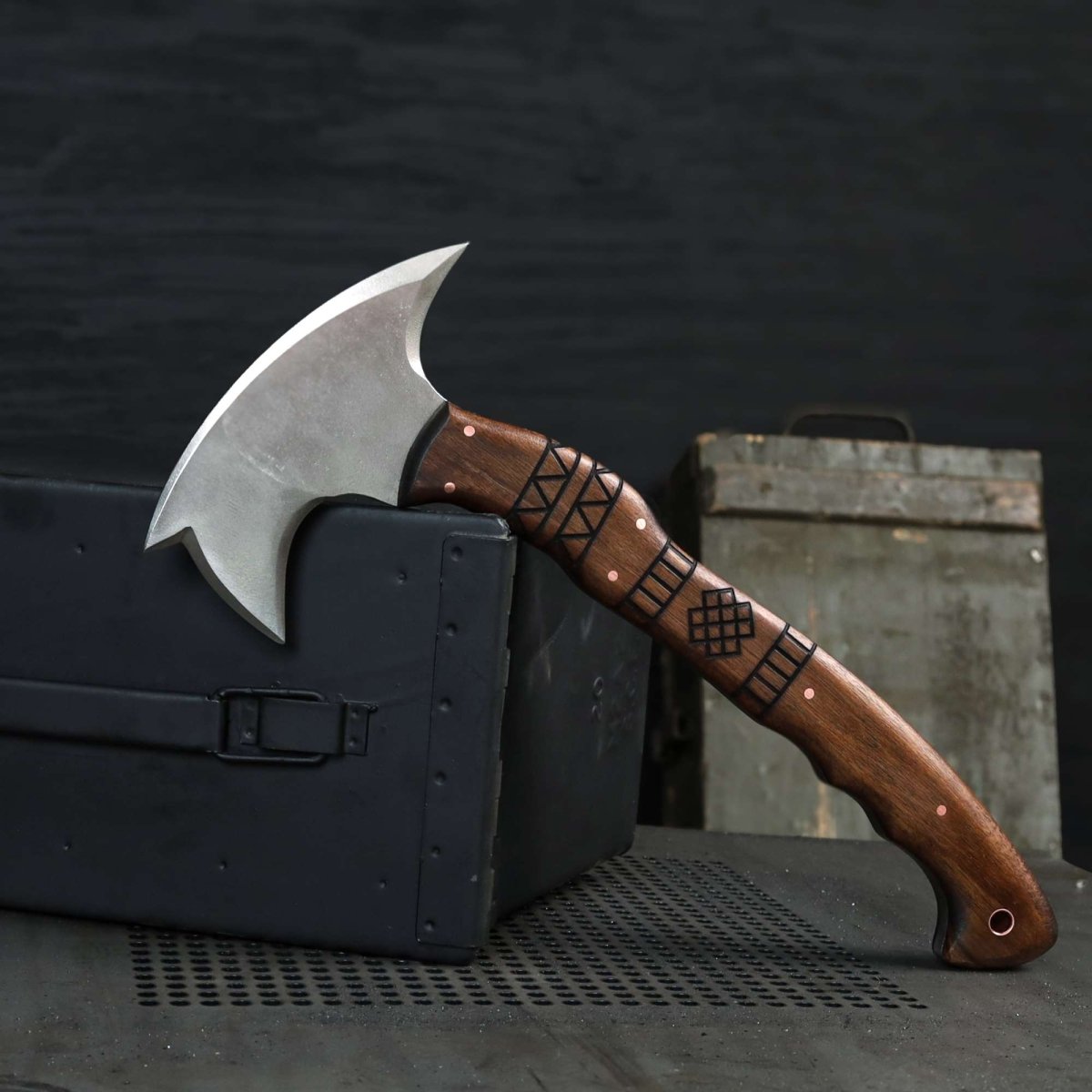 Сustom made tomahawk "Ogun" from AncientSmithy