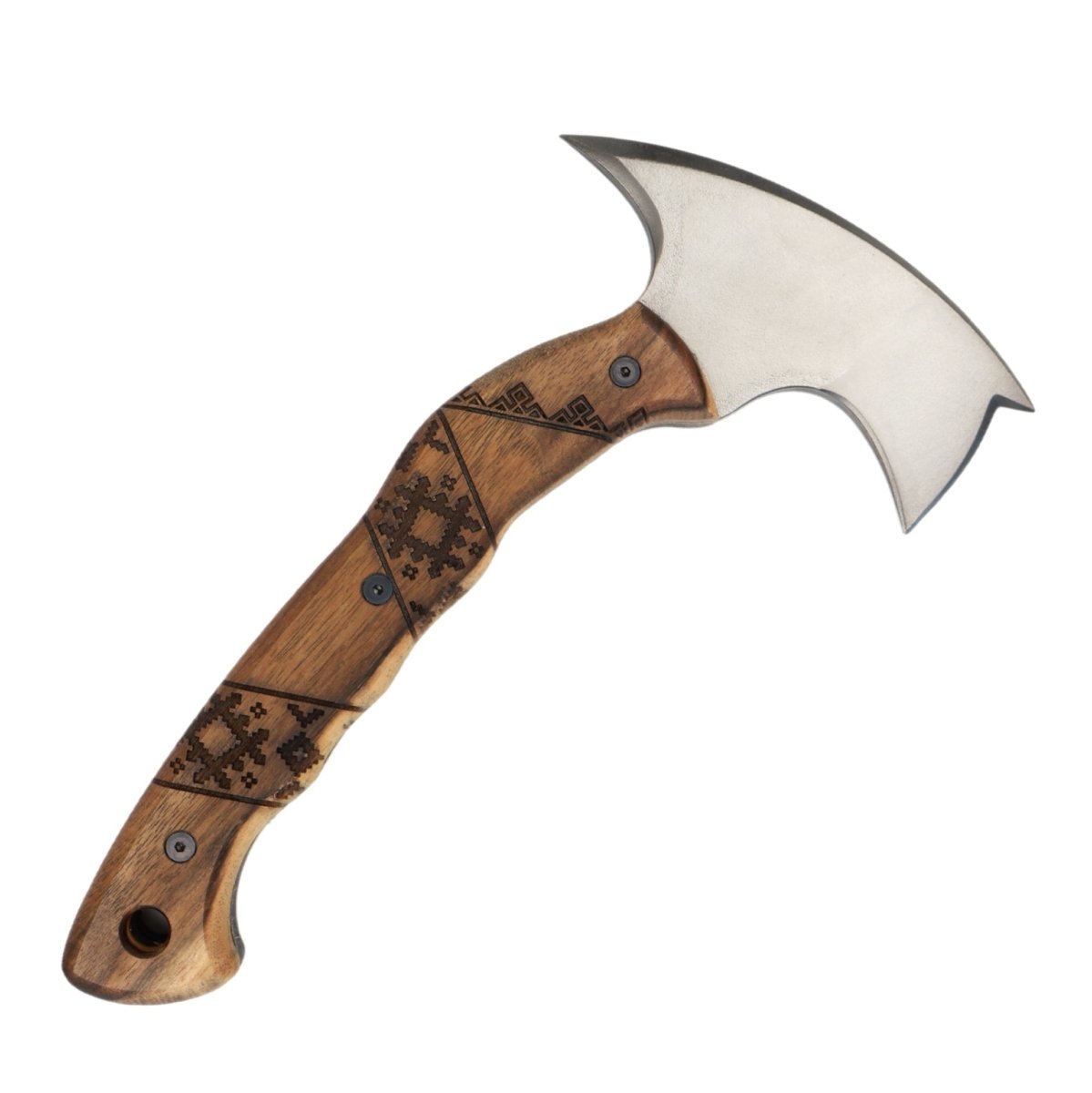 Tactical tomahawk "Perun" with Slavic engravings from AncientSmithy