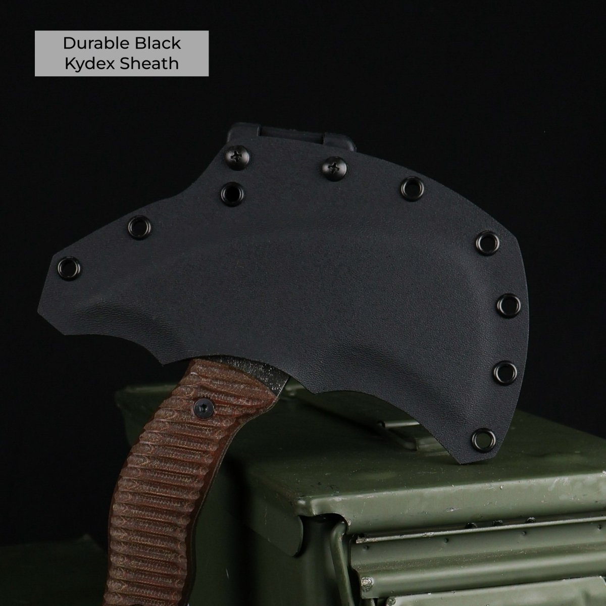 Tactical tomahawk with blade and spike 13.77" - polymer composite handle from AncientSmithy