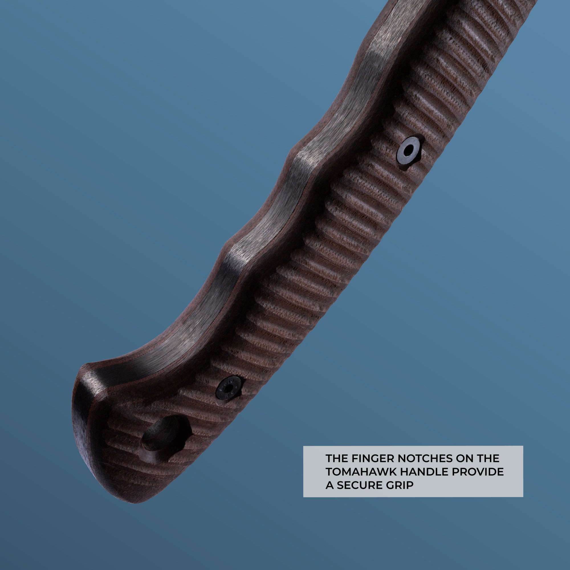 Combat tomahawk "Barong" with polymer composite handle