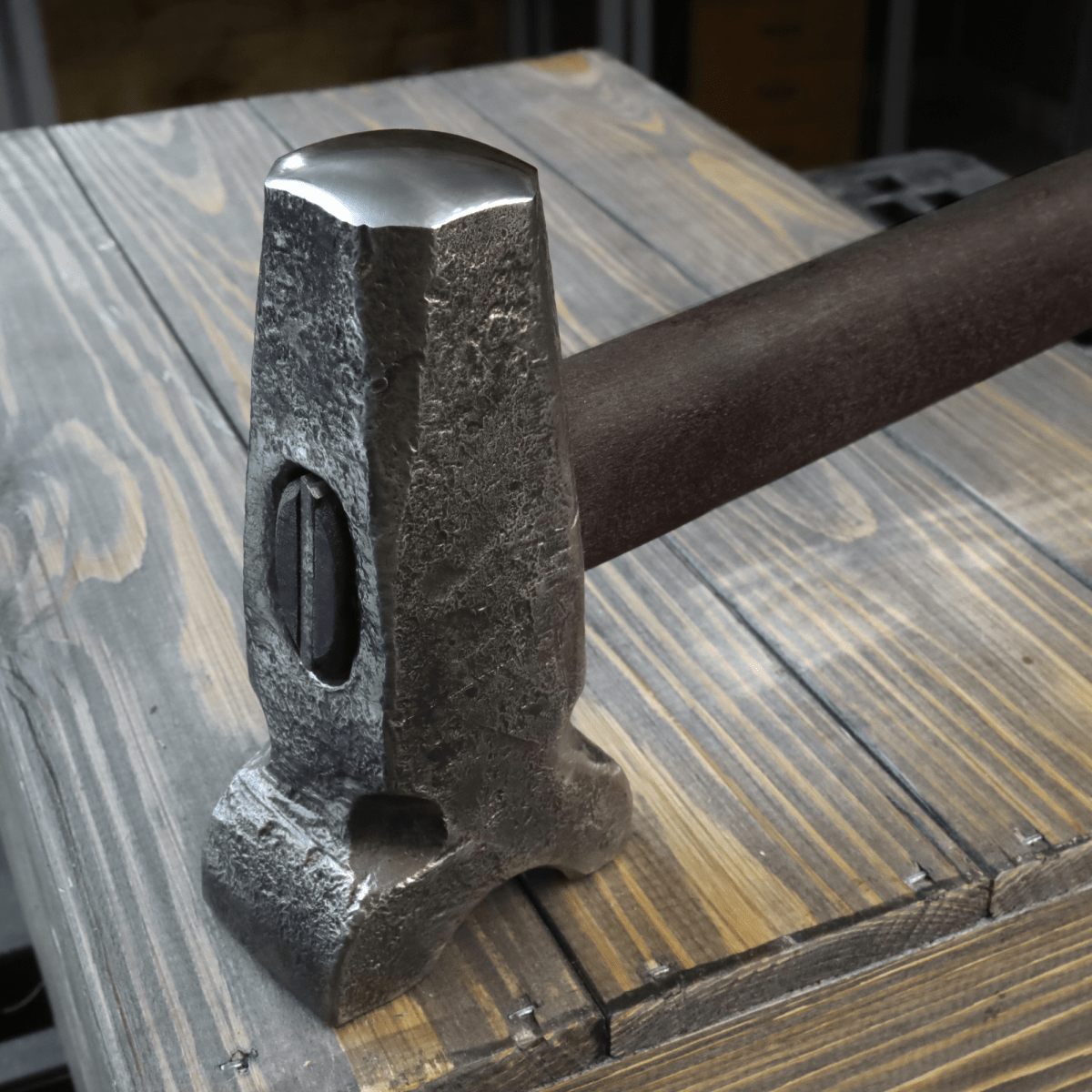 Top swage hammer with different work zones from AncientSmithy