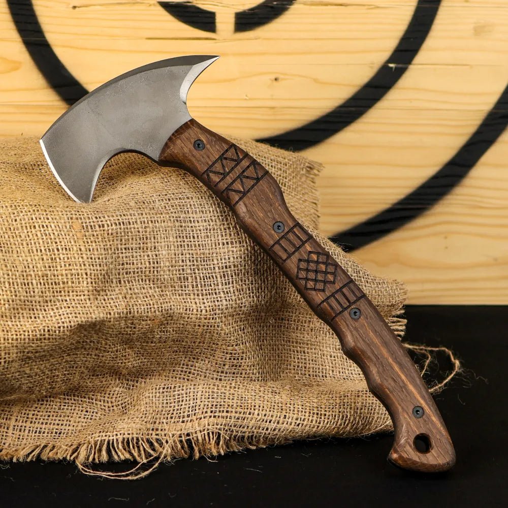 Tribal engraved tomahawk "Navaro" from AncientSmithy