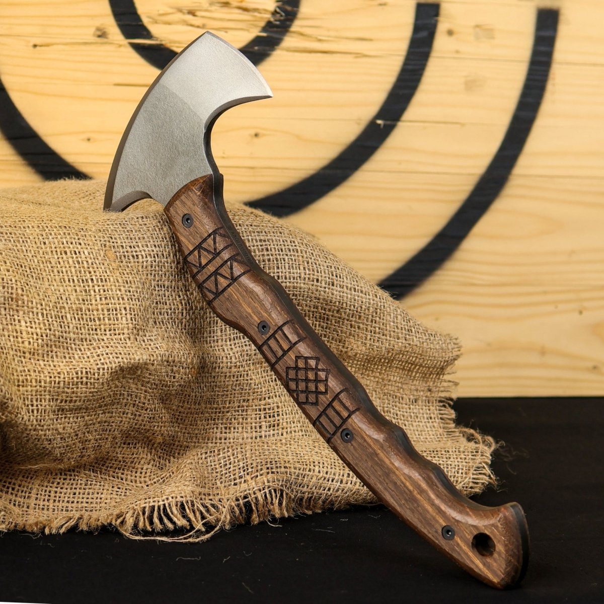 Tribal engraved tomahawk "Navaro" from AncientSmithy