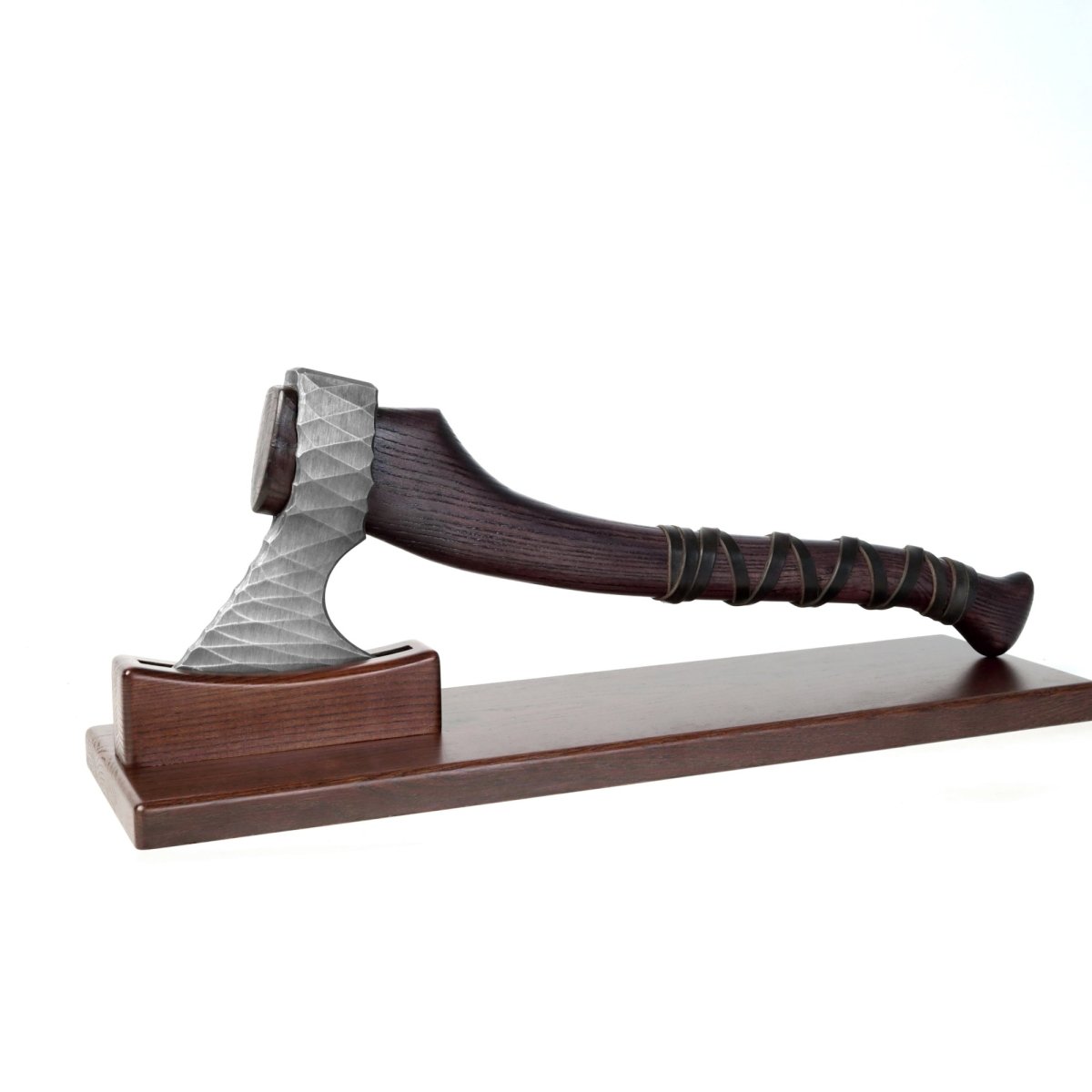 Upgrade Your Hatchet Display – Wooden Stand from AncientSmithy
