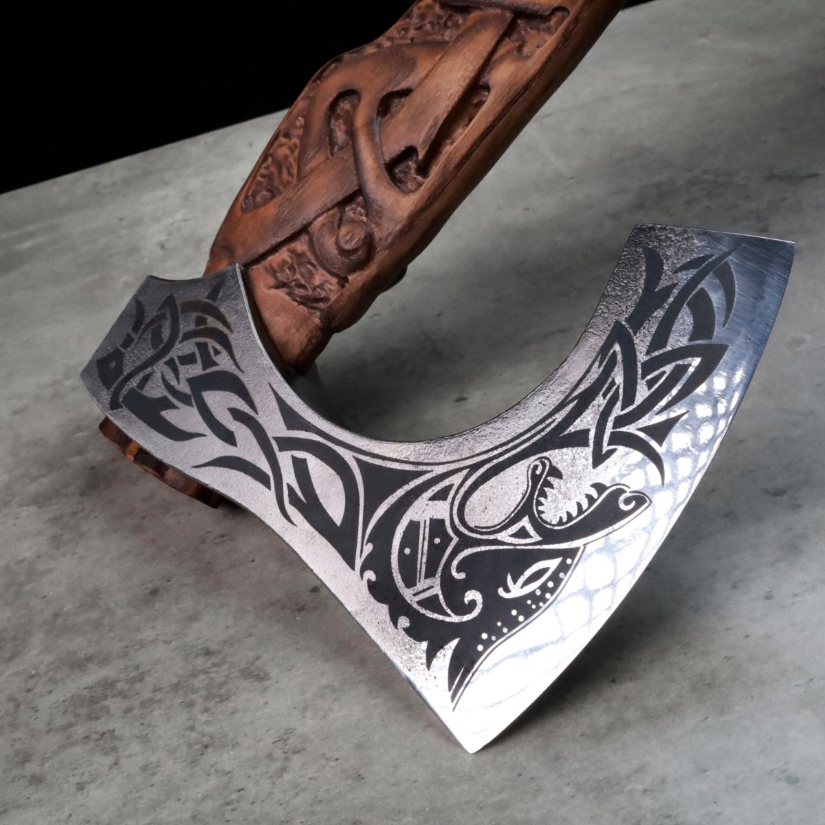 Viking axe handmade Ulfhednar Warriors from AncientSmithy