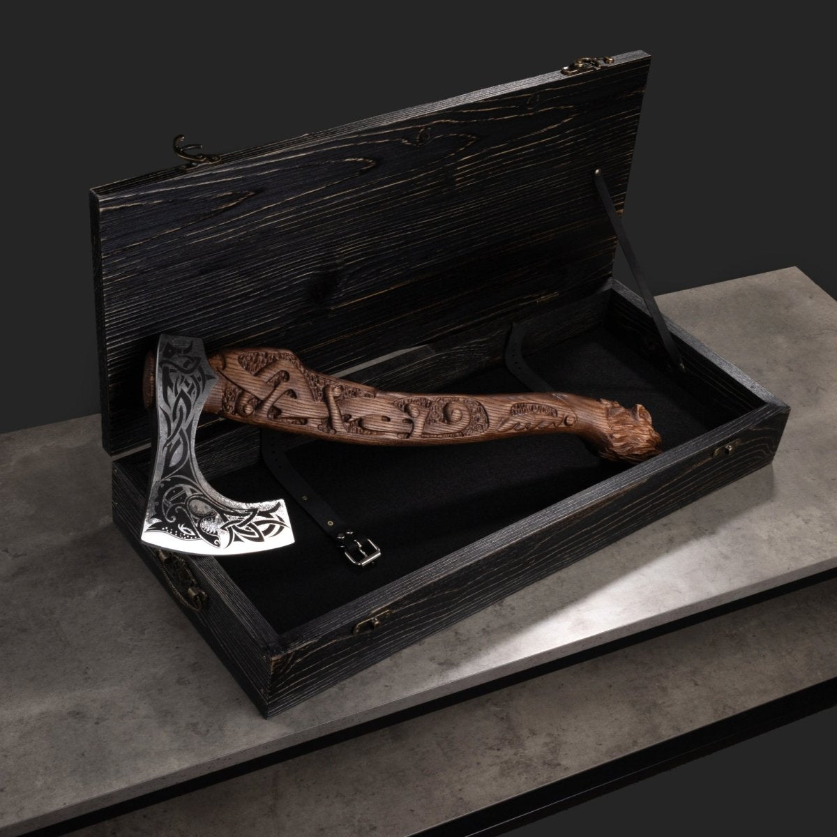 Viking axe handmade Ulfhednar Warriors from AncientSmithy