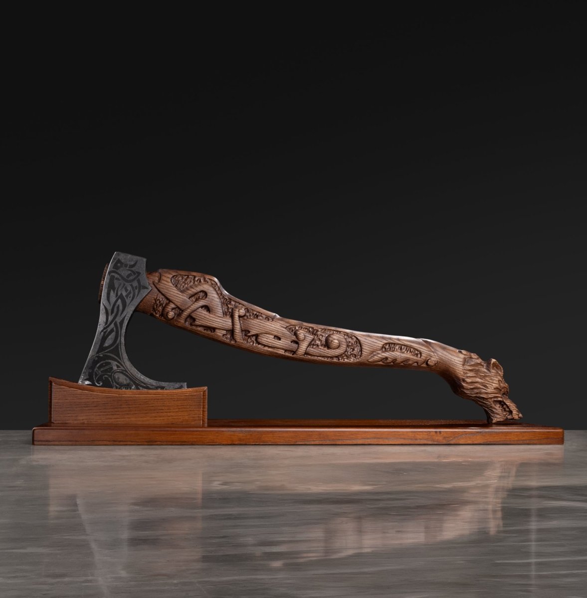 Viking axe handmade Ulfhednar Warriors from AncientSmithy
