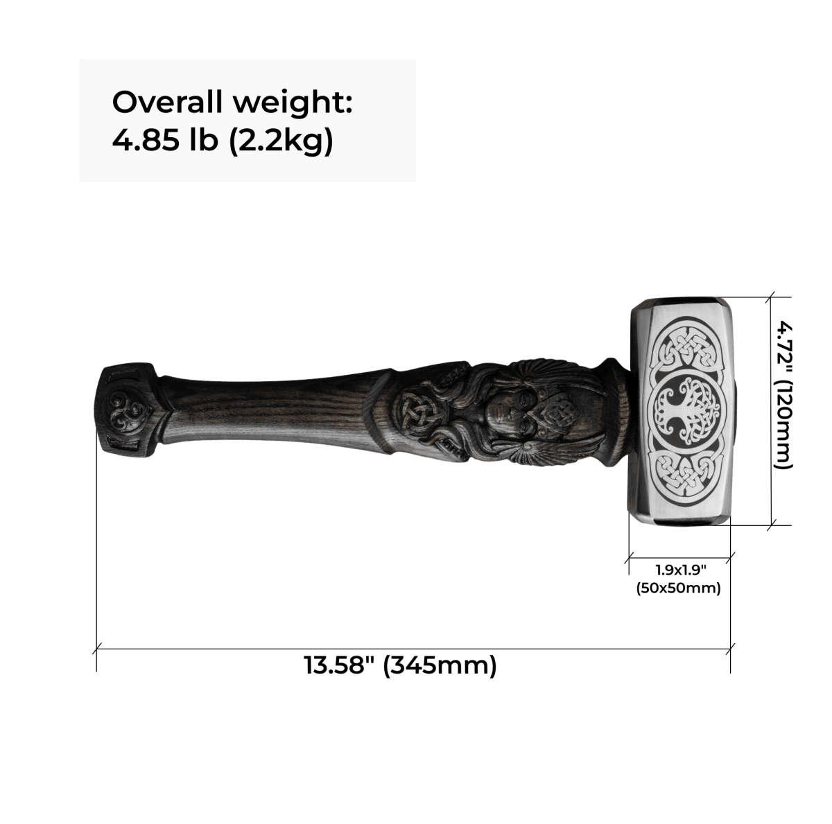 Viking hammer "Brynhildr" from AncientSmithy