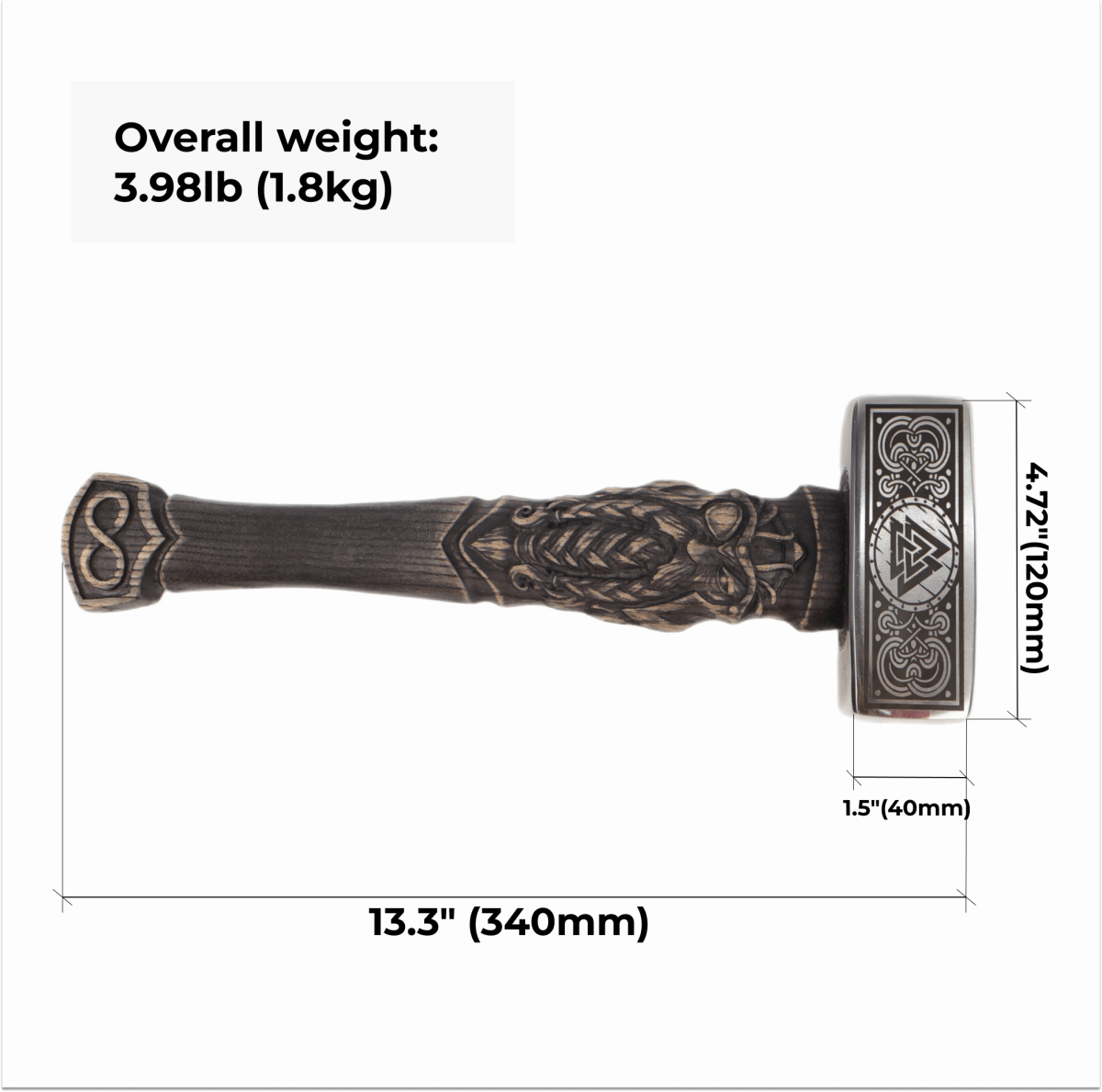 Viking unique hammer "Goibniu" from AncientSmithy