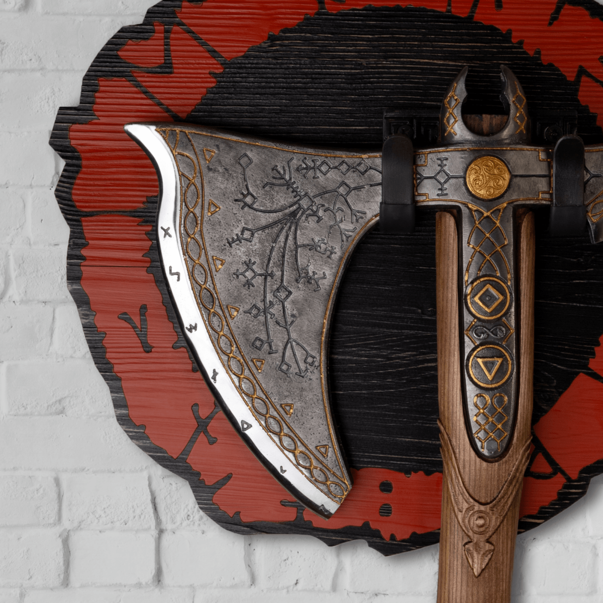 Wooden "Runekeeper" Leviathan Wall Mount from AncientSmithy