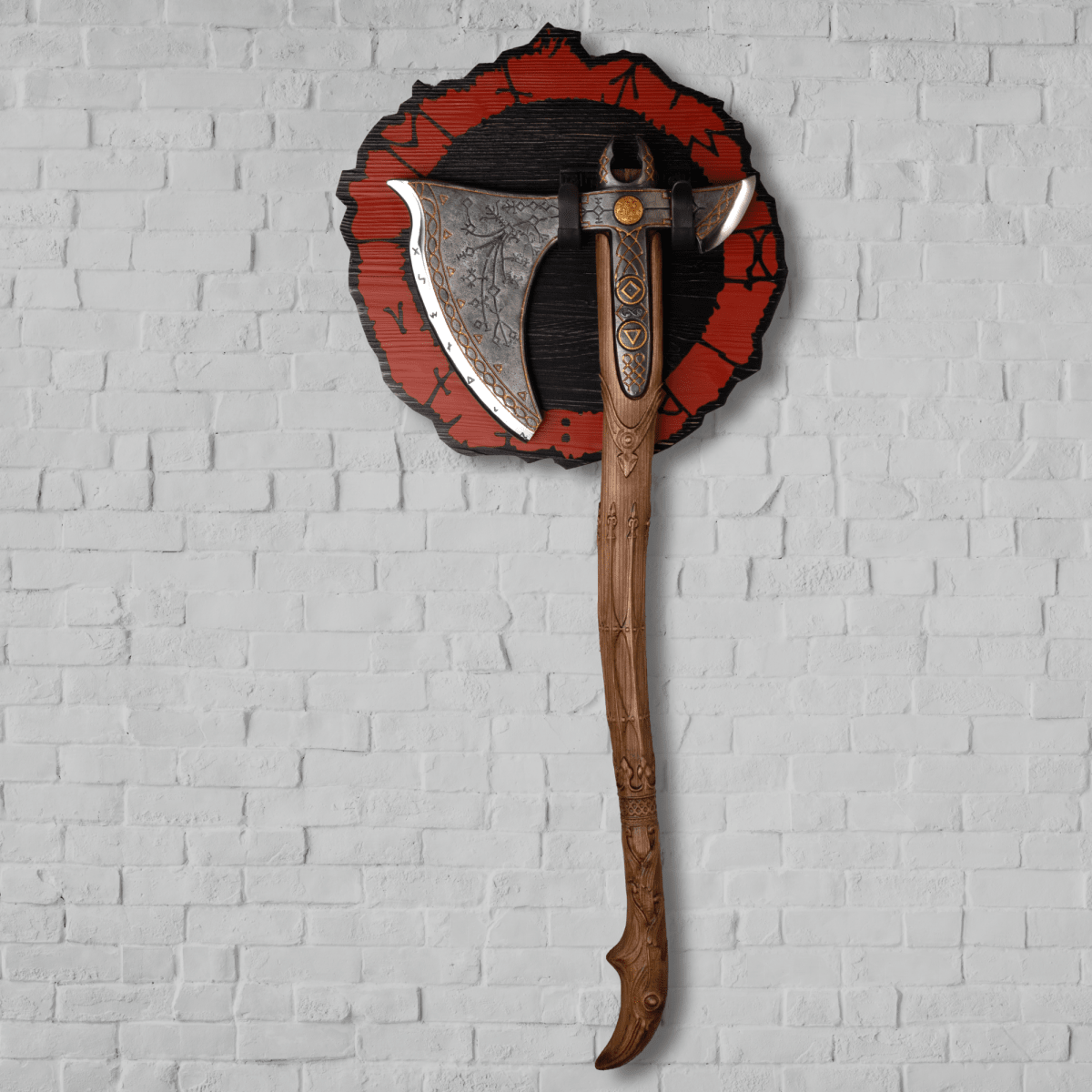 Wooden "Runekeeper" Leviathan Wall Mount from AncientSmithy