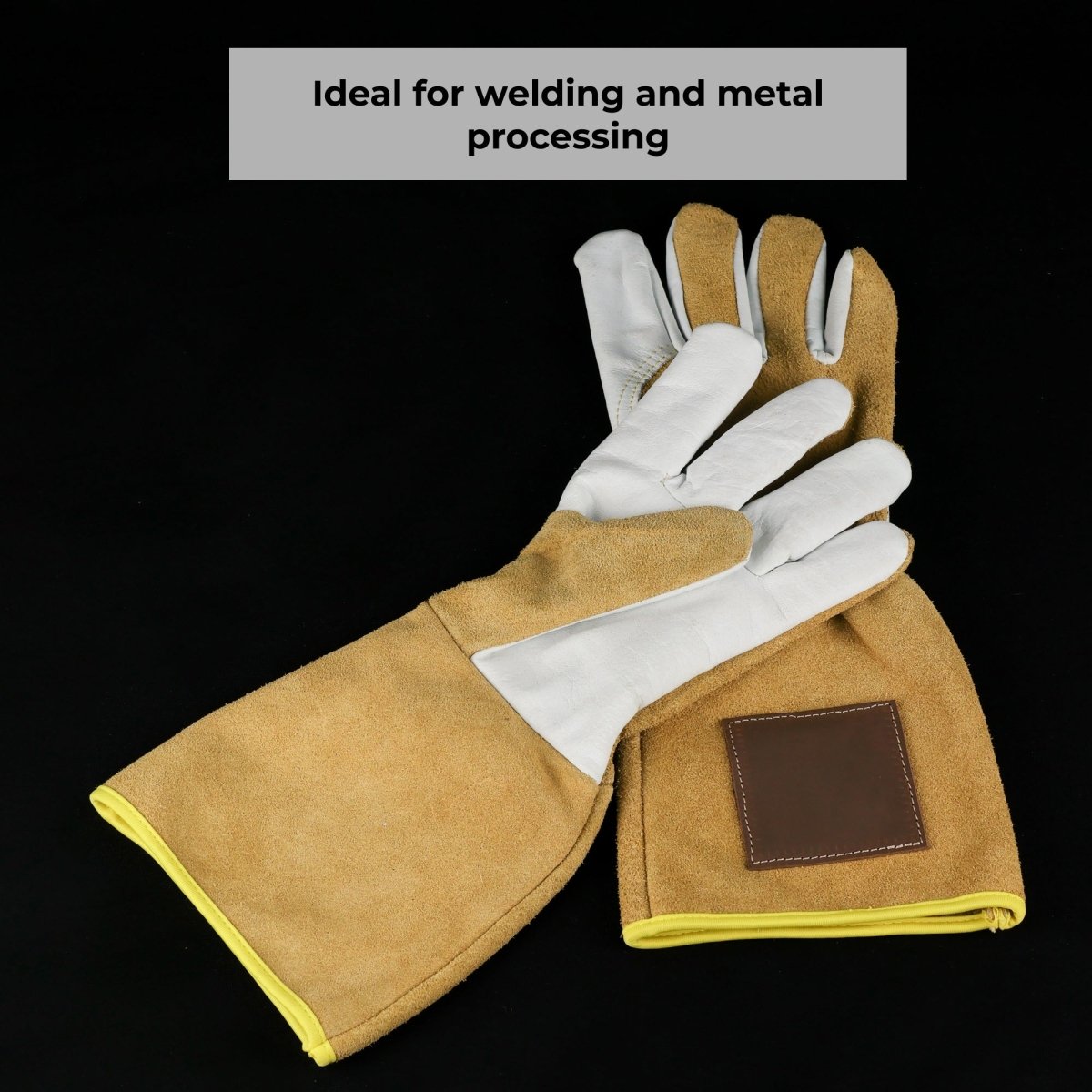 Fire resistant leather gloves for artisans - Blacksmith and welding gloves from AncientSmithy