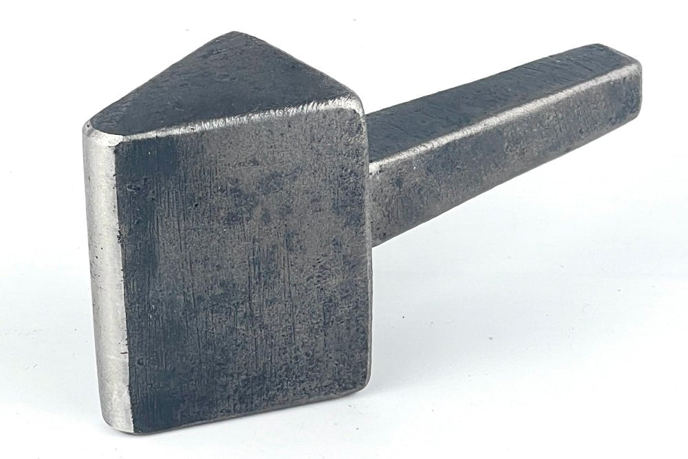 Hand forged blacksmith bottom fuller - Professional blacksmith anvil tool from AncientSmithy