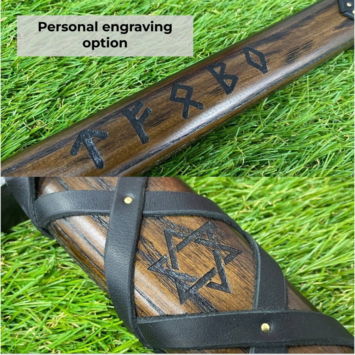 Hand-forged Viking Double-Edged Axe "Havamal" (Functional version) from AncientSmithy