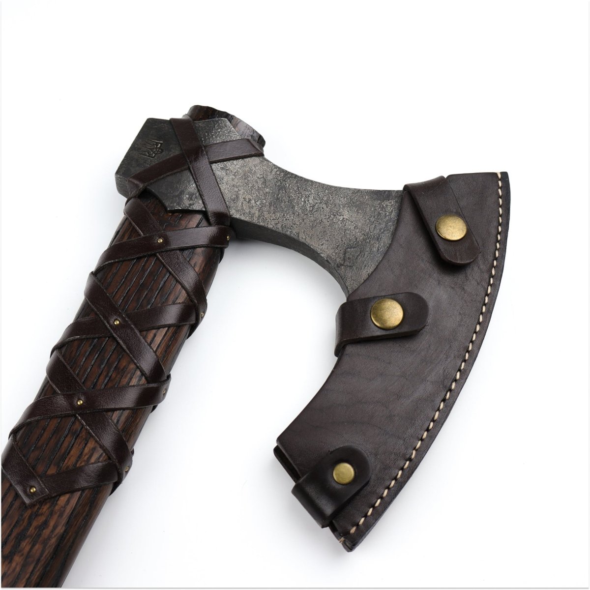 Leather cover for small and standart axe from AncientSmithy