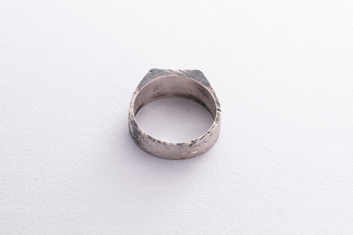 Men's Silver Signet Ring "Vesta" from AncientSmithy