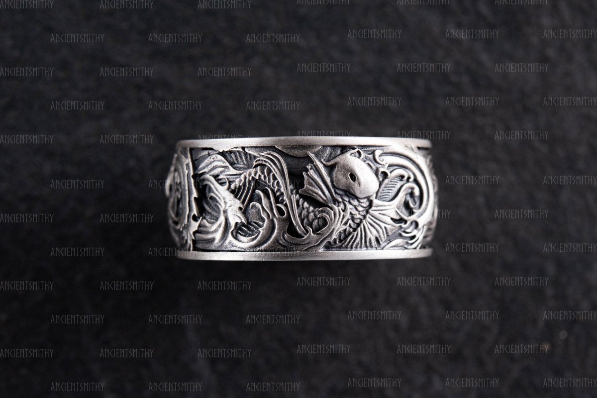 Nature Inspired Ring "Rem" from AncientSmithy