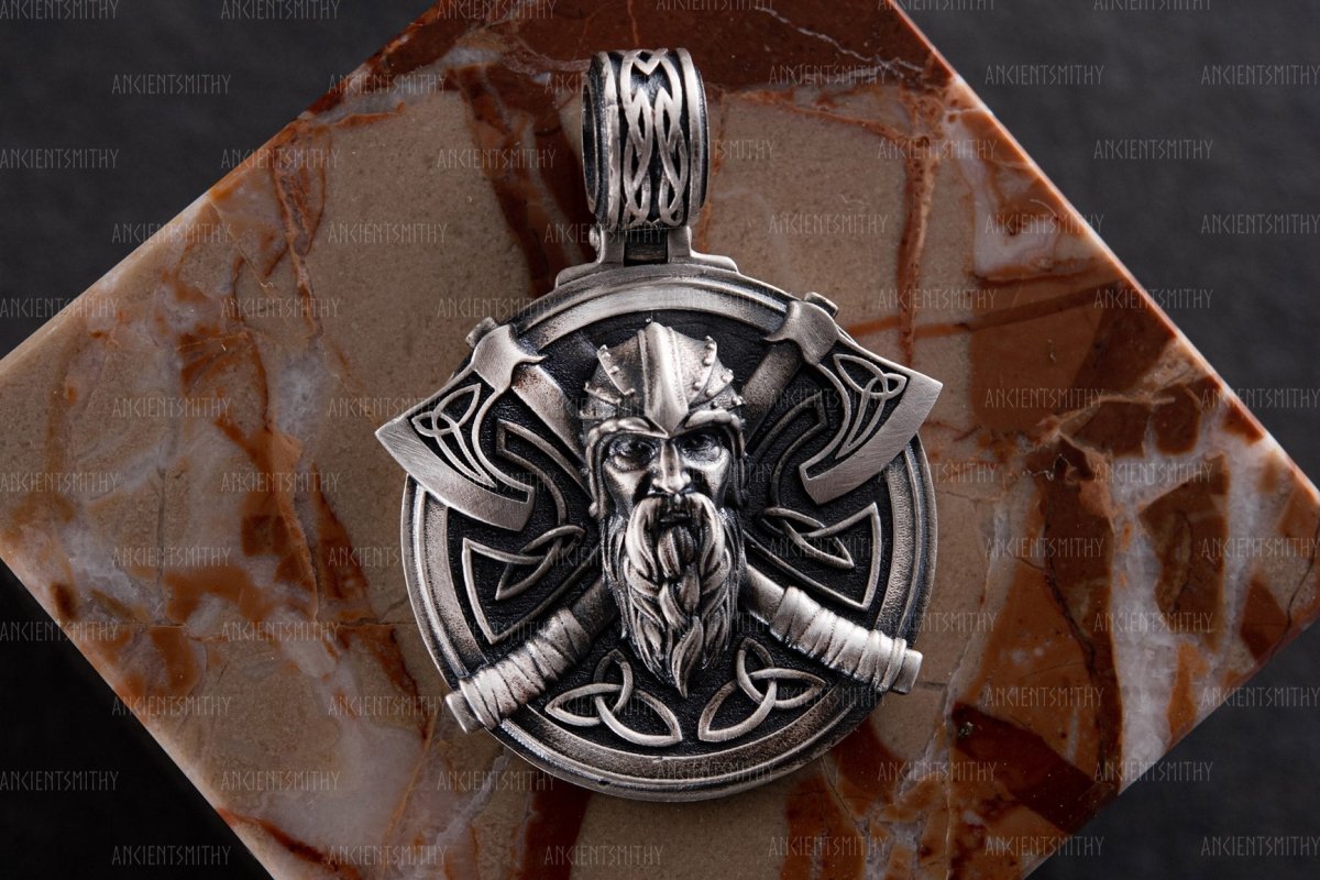 Scandinavian Amulet Odin Pendant from AncientSmithy