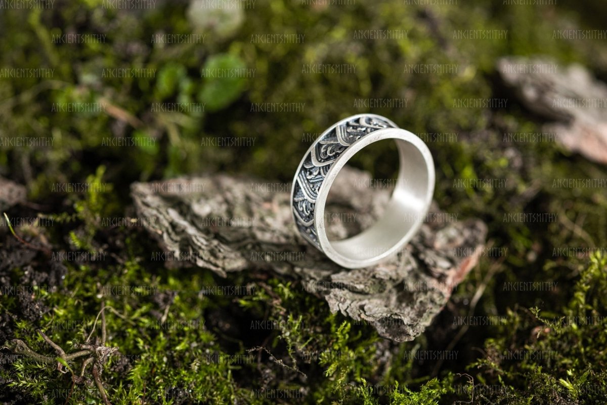 Sterling Silver Ring "Ran" from AncientSmithy
