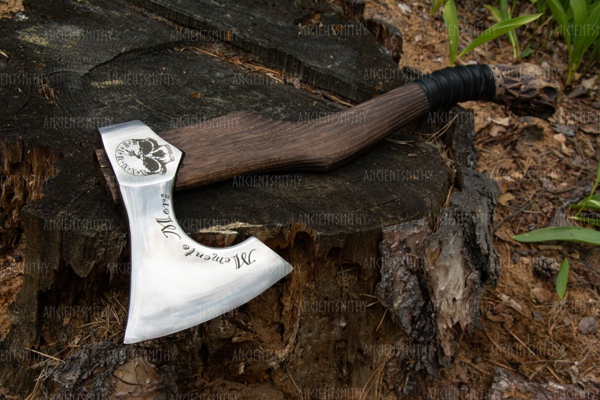 Сustom handmade hatchet "Nergal" from AncientSmithy