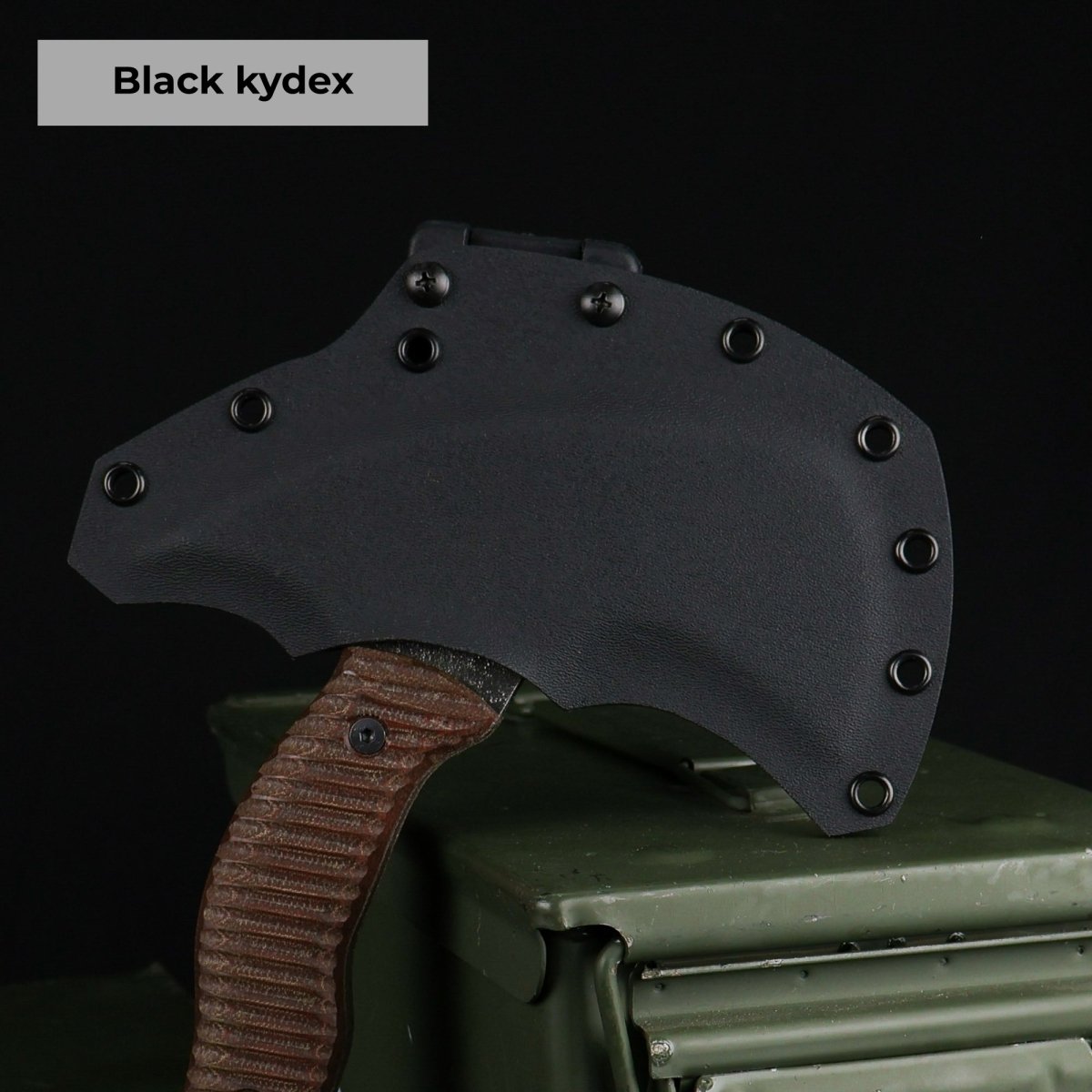 Tactical tomahawk with blade and spike 13.77" - Replaceble polymer composite handle from AncientSmithy