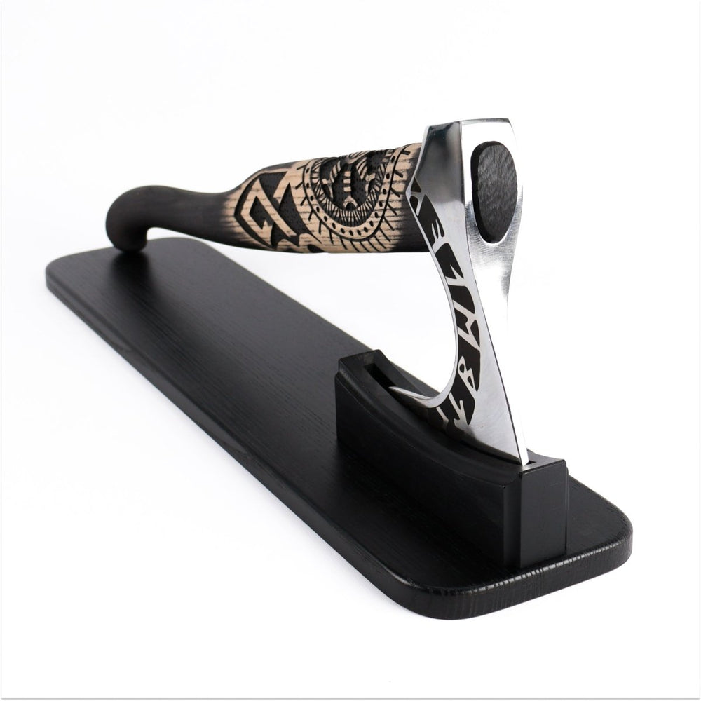 Custom Stand for Axe | Viking Axe Wooden holder | Axe Stand