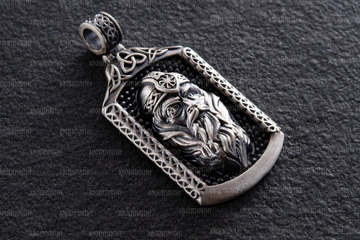 Viking God Odin Pendant from AncientSmithy