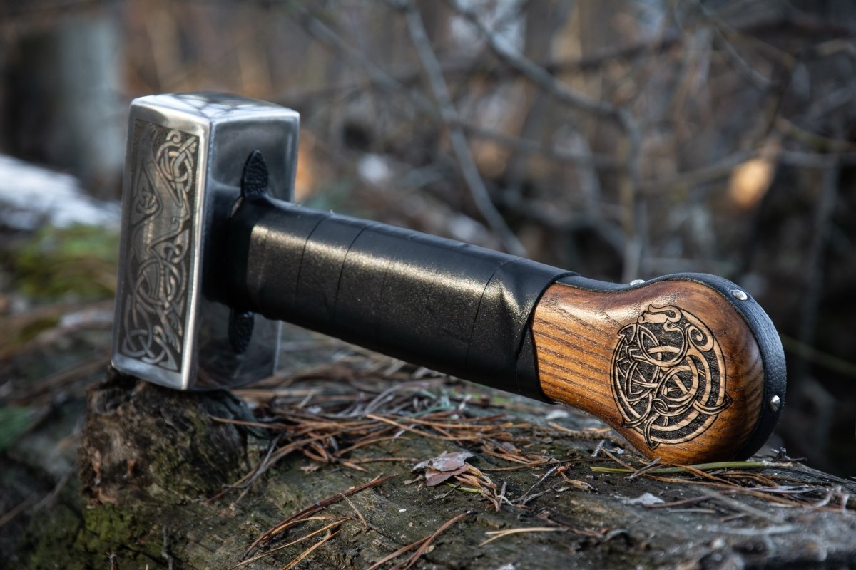 Viking hammer Nidhogg from AncientSmithy